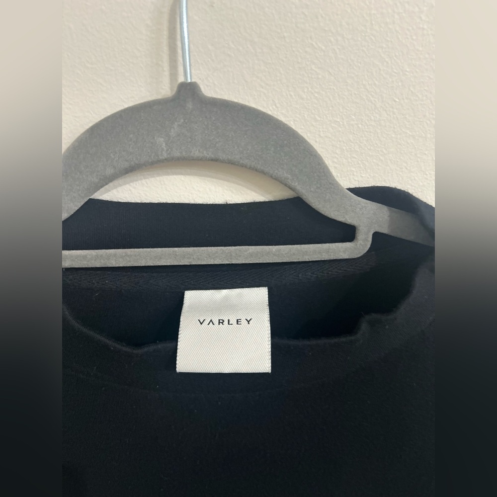 Varley Alden Short-Sleeve Sweatshirt Black Size Large - Picture 5 of 7